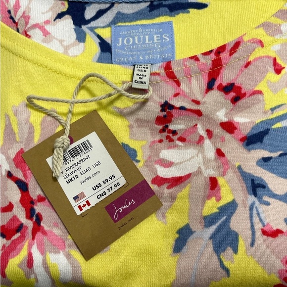 New! Women’s Joules T-Shirt Dress Size 8 - Picture 4 of 4